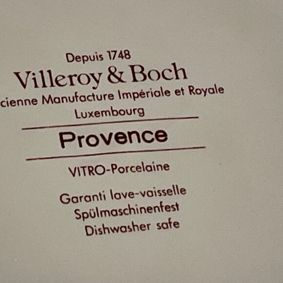 Villeroy & Boch plates Provence floral fondue plates x3     9.25” - Picture 9 of 10